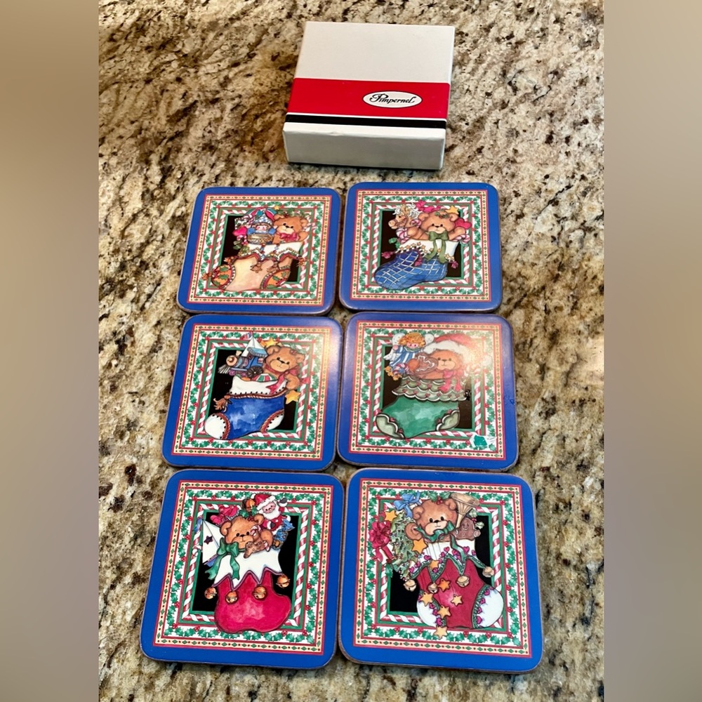 Pimpernel coasters